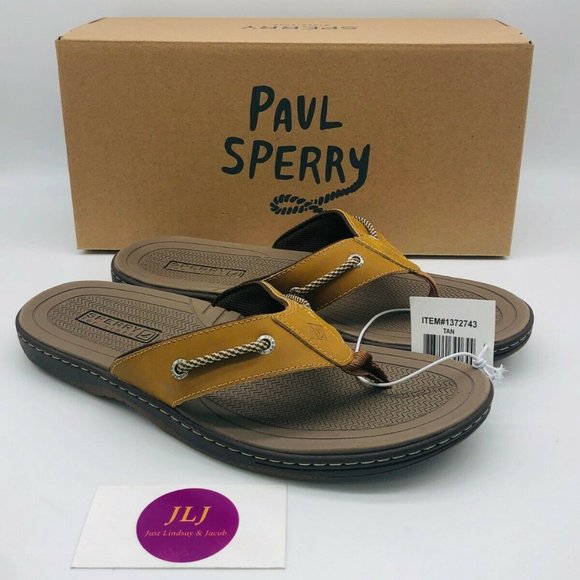 sperry men's pensacola thong sandals